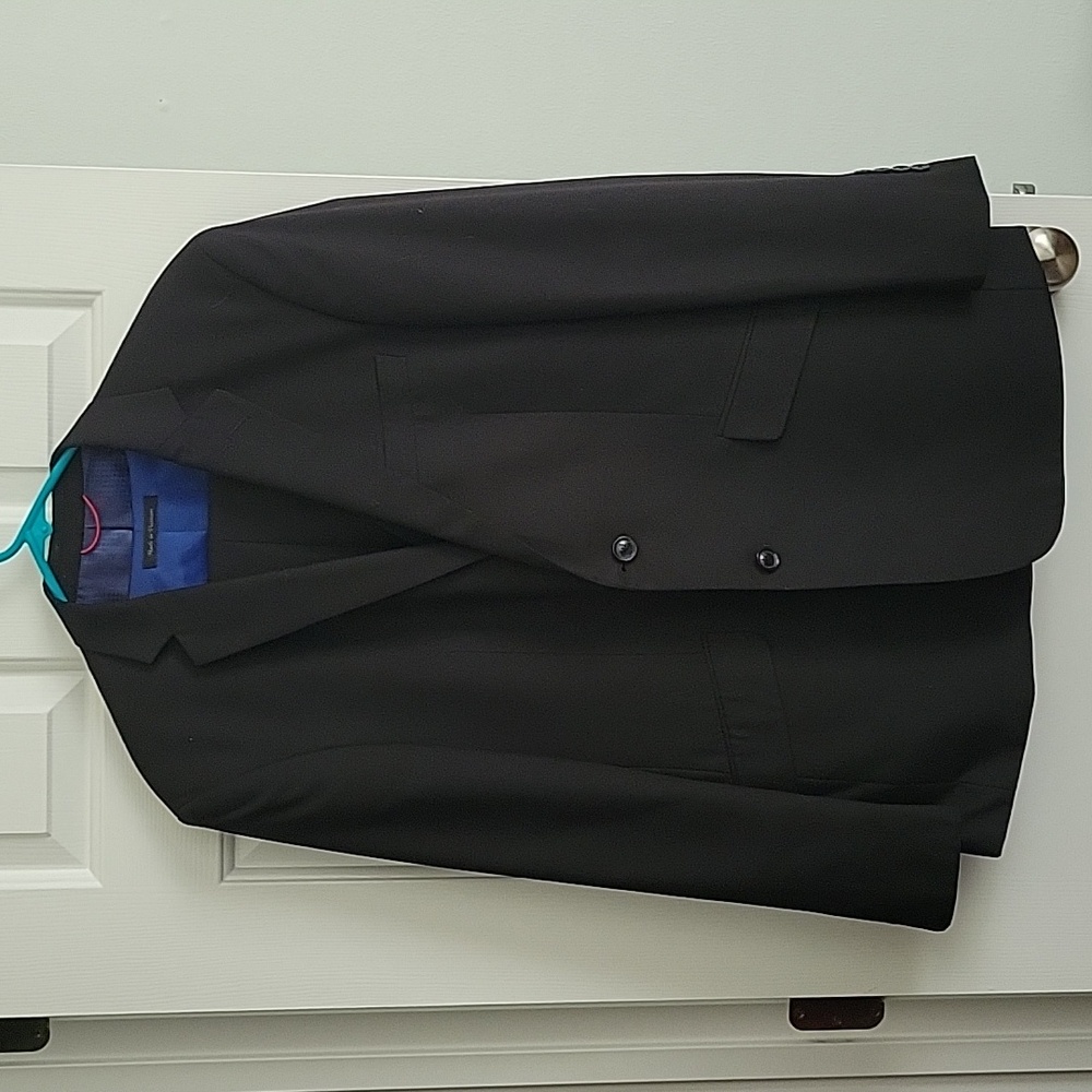 3 piece men's suit-black